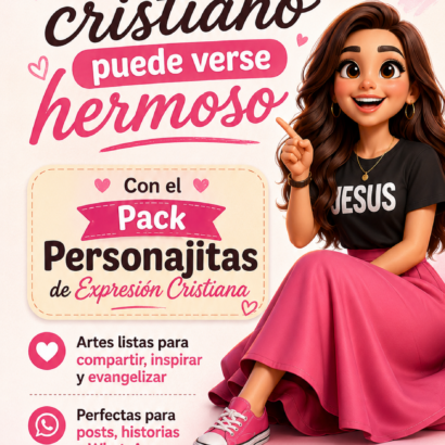 Pack Personajitas de Expresión Cristiana