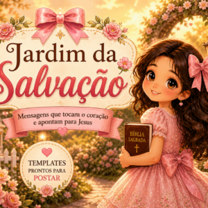 Jardim da Salvação – Pacote de Artes prontas para redes sociais